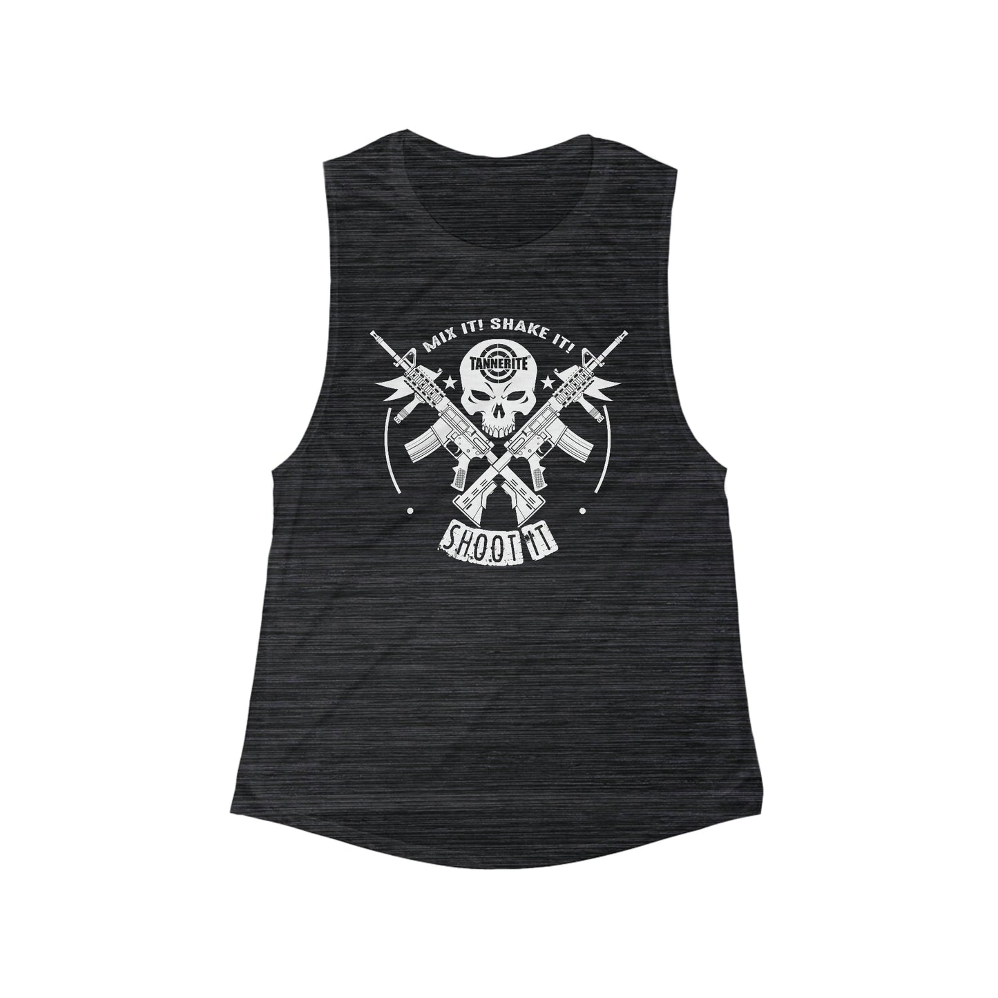 Tannerite® Skull Logo - Women's Flowy Scoop Muscle Tank