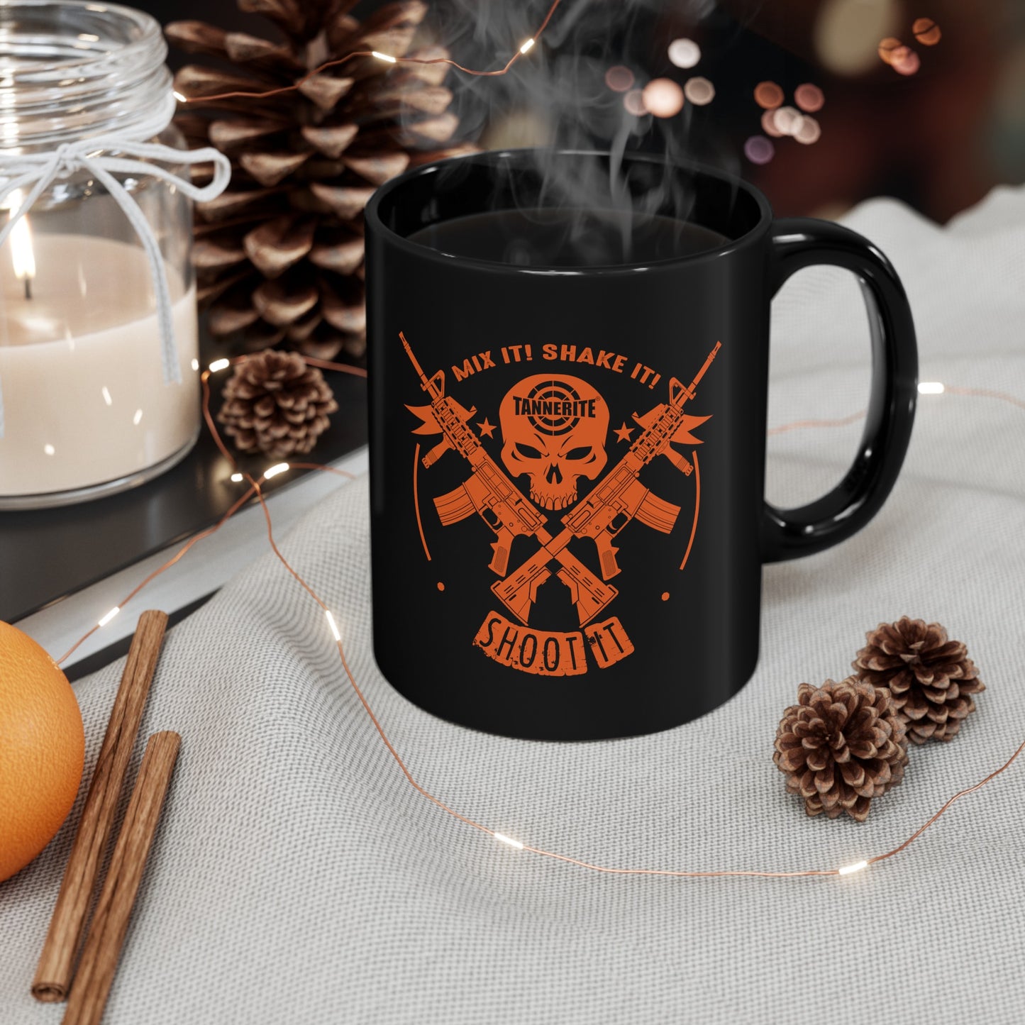 Black Tannerite Mug - Shoot it!