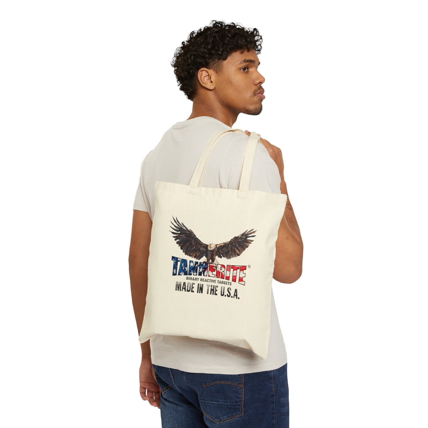 Tannerite® Made in the USA - American Eagle Cotton Canvas Tote Bag