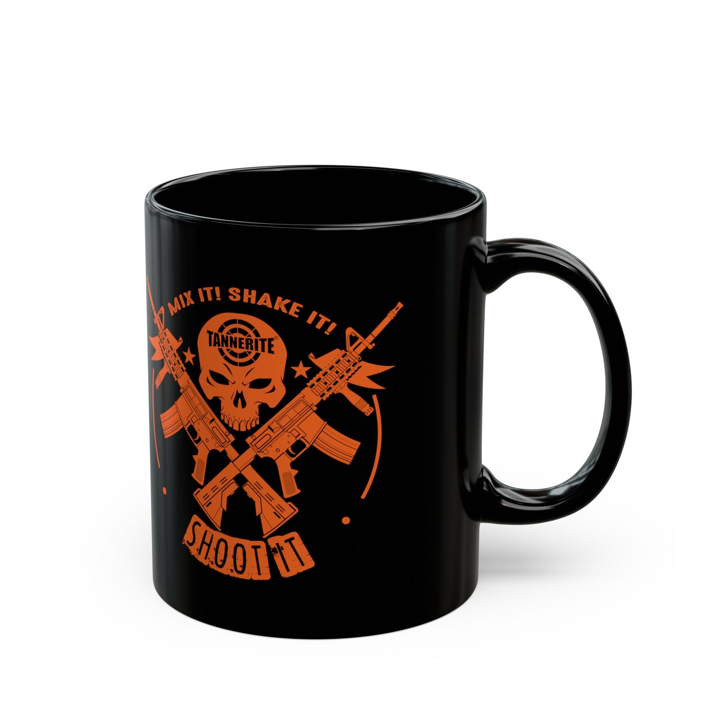 Black Tannerite Mug - Shoot it!