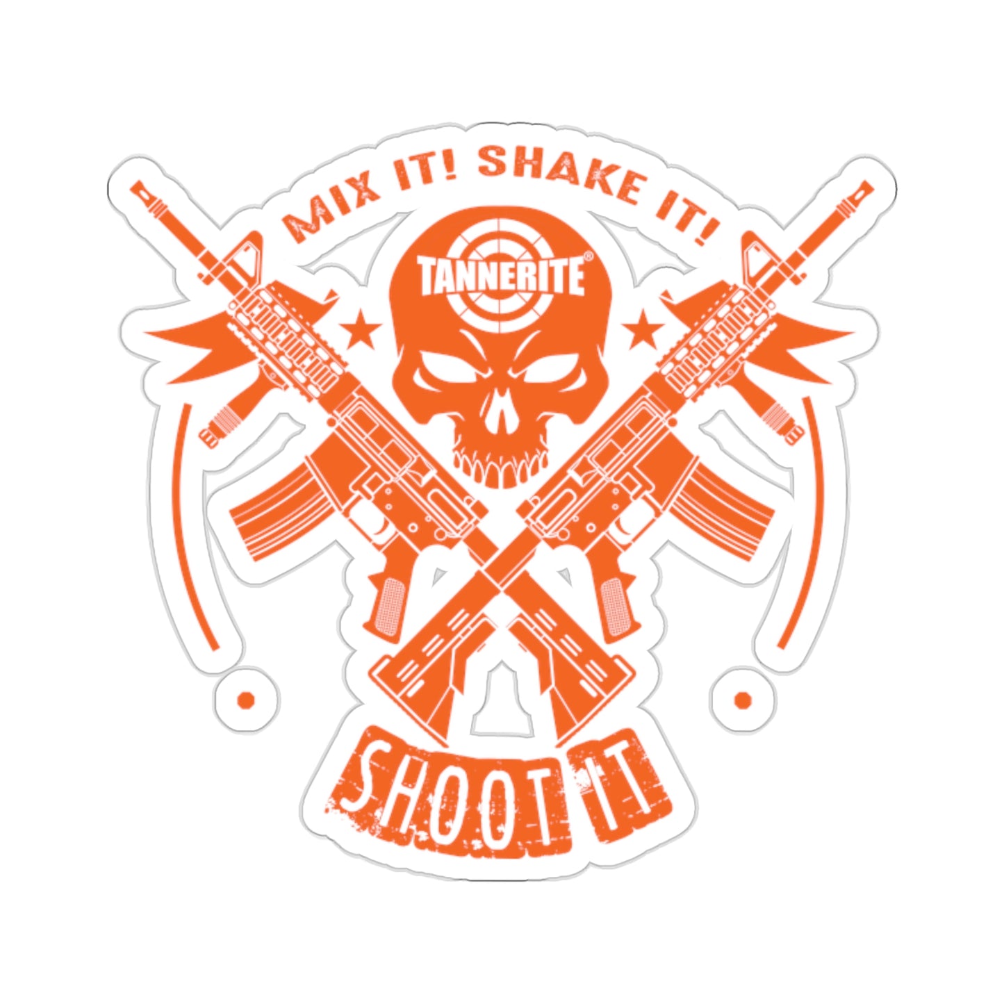 Tannerite® Skull Logo Kiss-Cut Stickers