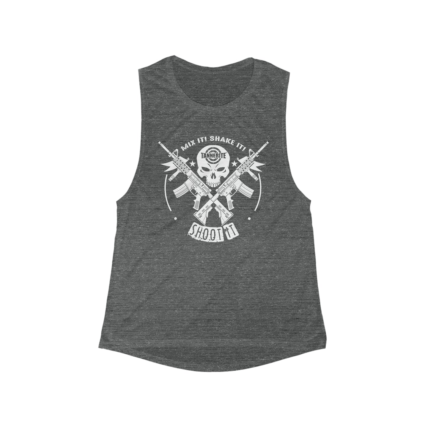 Tannerite® Skull Logo - Women's Flowy Scoop Muscle Tank
