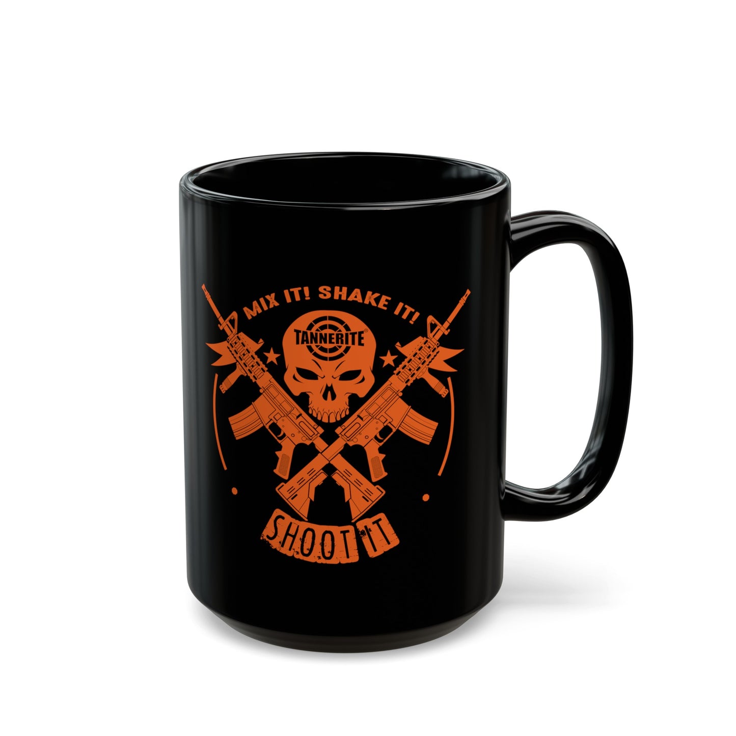 Black Tannerite Mug - Shoot it!