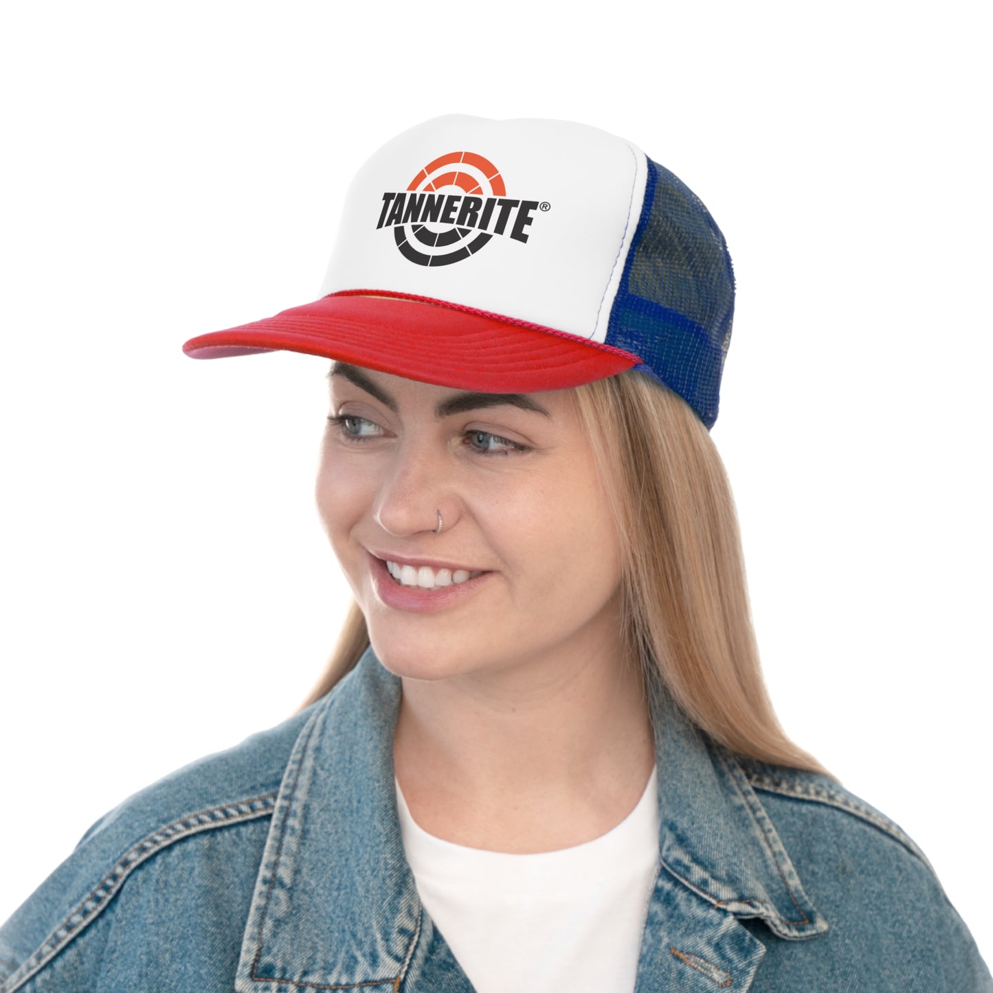 Black and White Trucker Hat - Tannerite