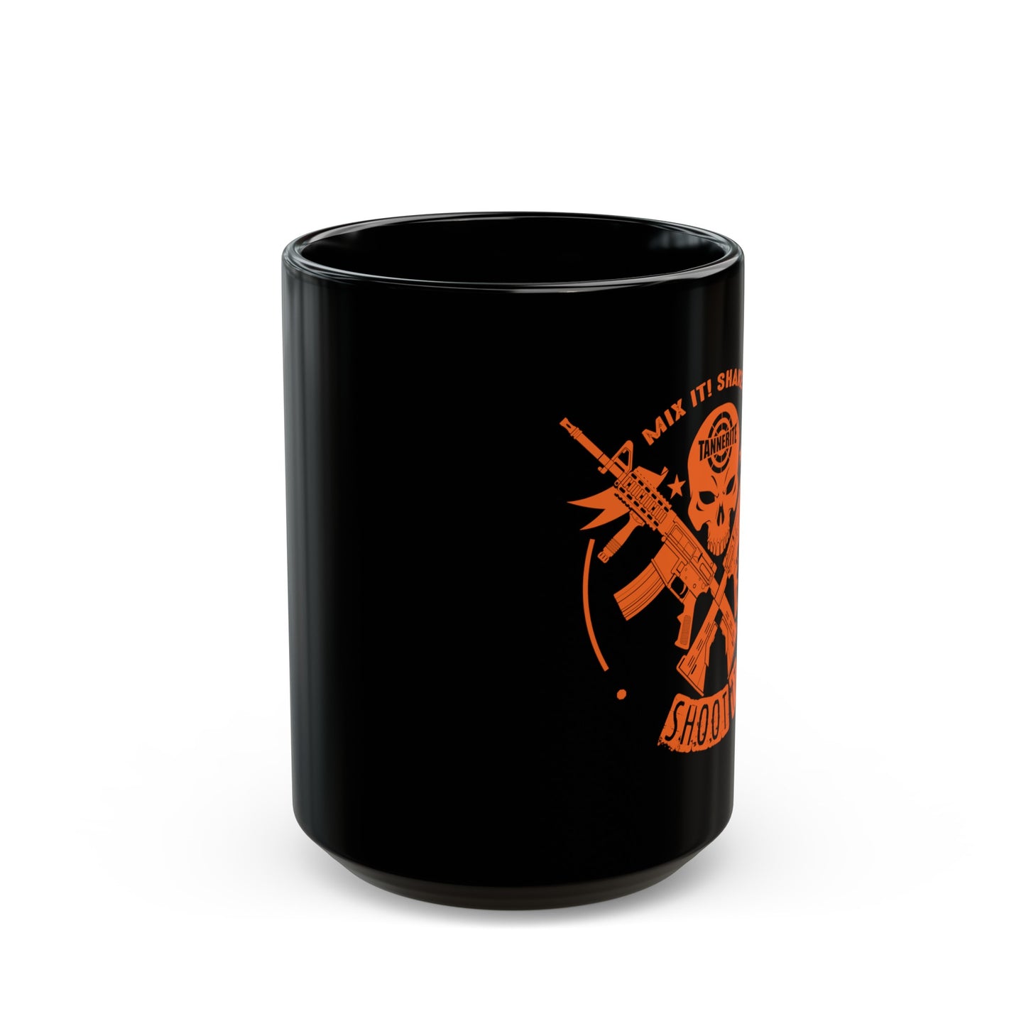 Black Tannerite Mug - Shoot it!