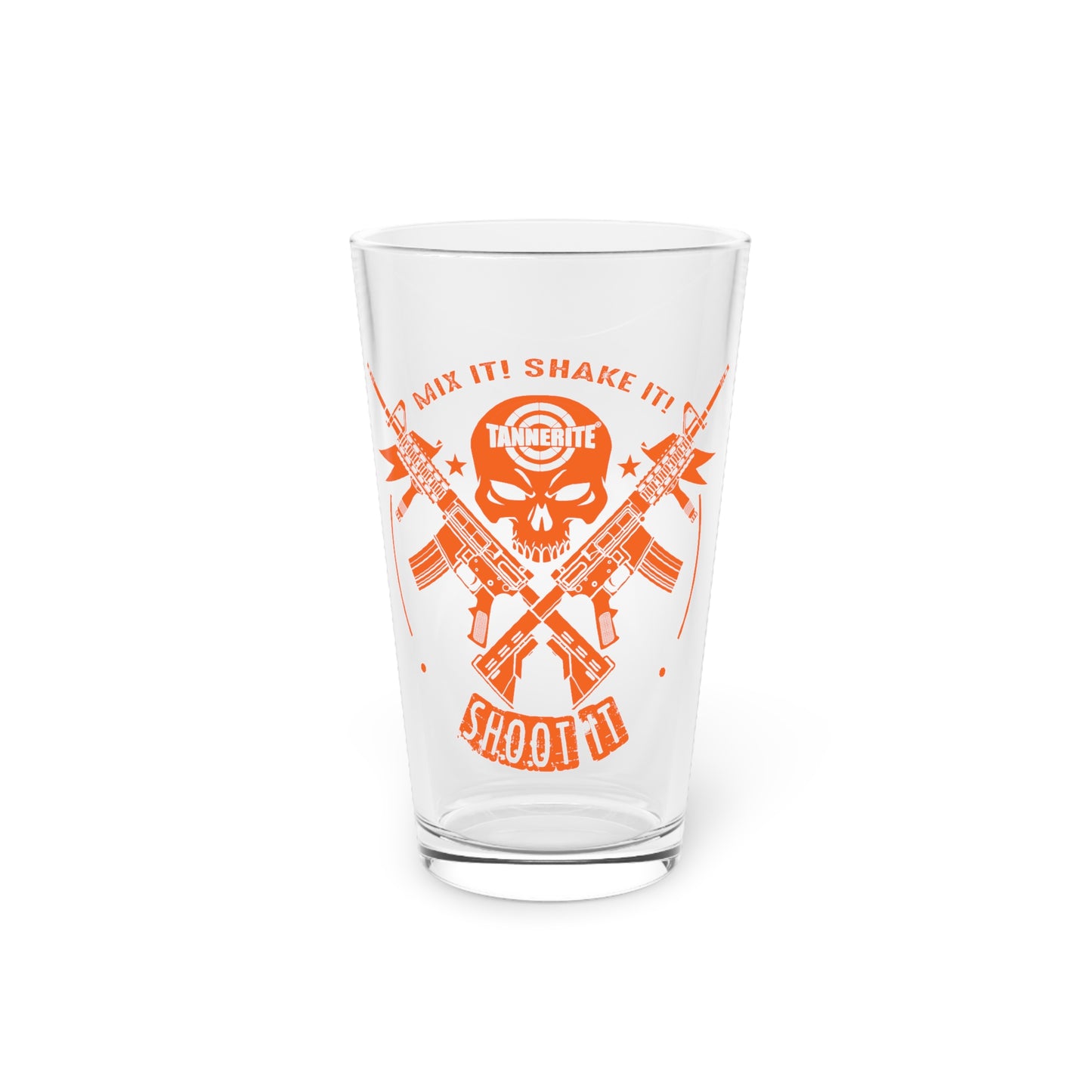 Tannerite® Skull Logo - Pint Glass, 16oz