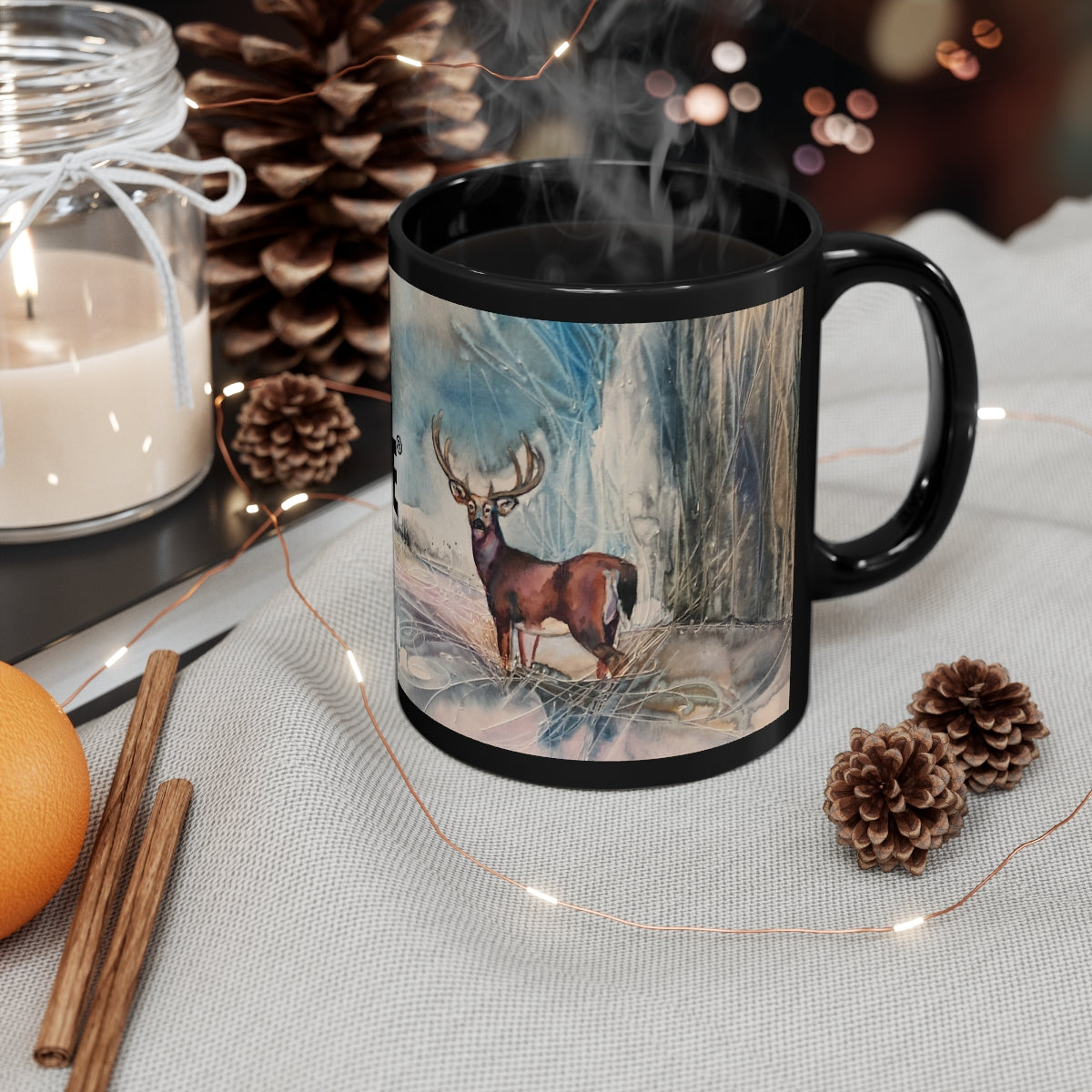 Tannerite® Home Stag in the Winter Forest Hunter's Coffee Mug
