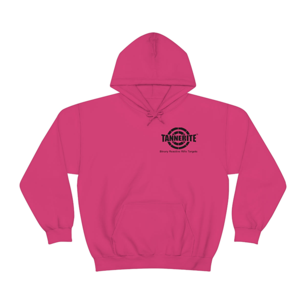 Tannerite® Targets Black Logo Hoodie - front and back design