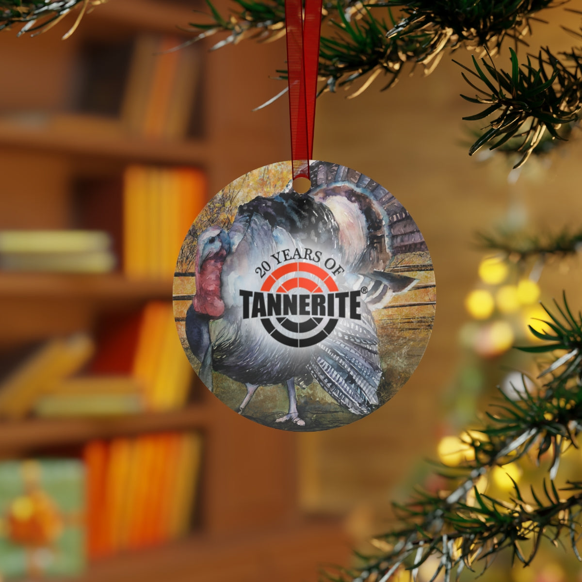 Wild Turkey Tannerite® Exclusive Metal Ornament