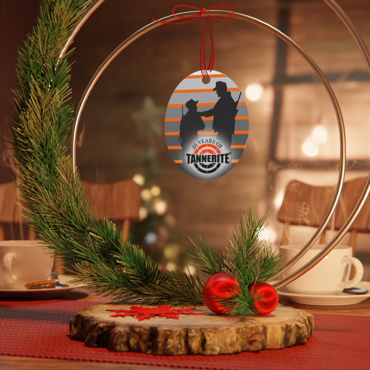 This Is Tannerite® - Father and Son Hunting Metal Ornament