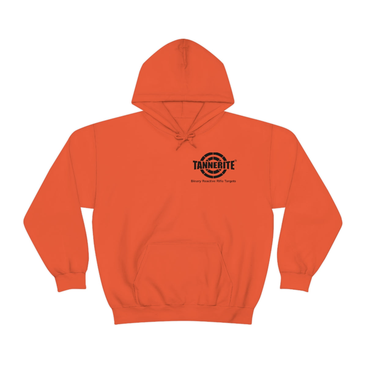 Tannerite® Targets Black Logo Hoodie - front and back design