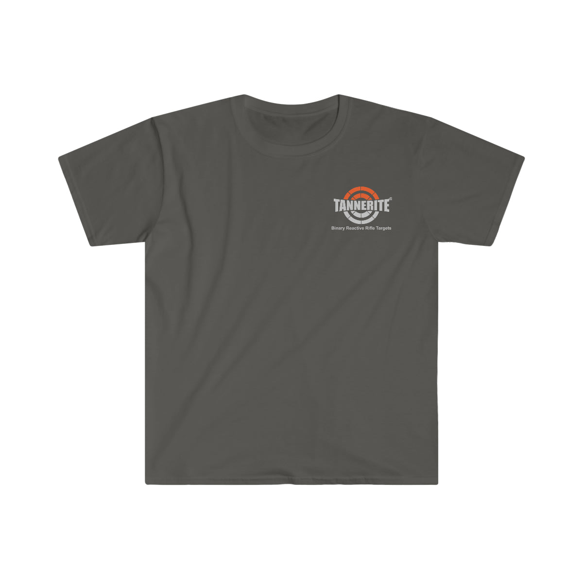 Tannerite® Sports LOGO Softstyle T-Shirt - Orange/Gray Logo