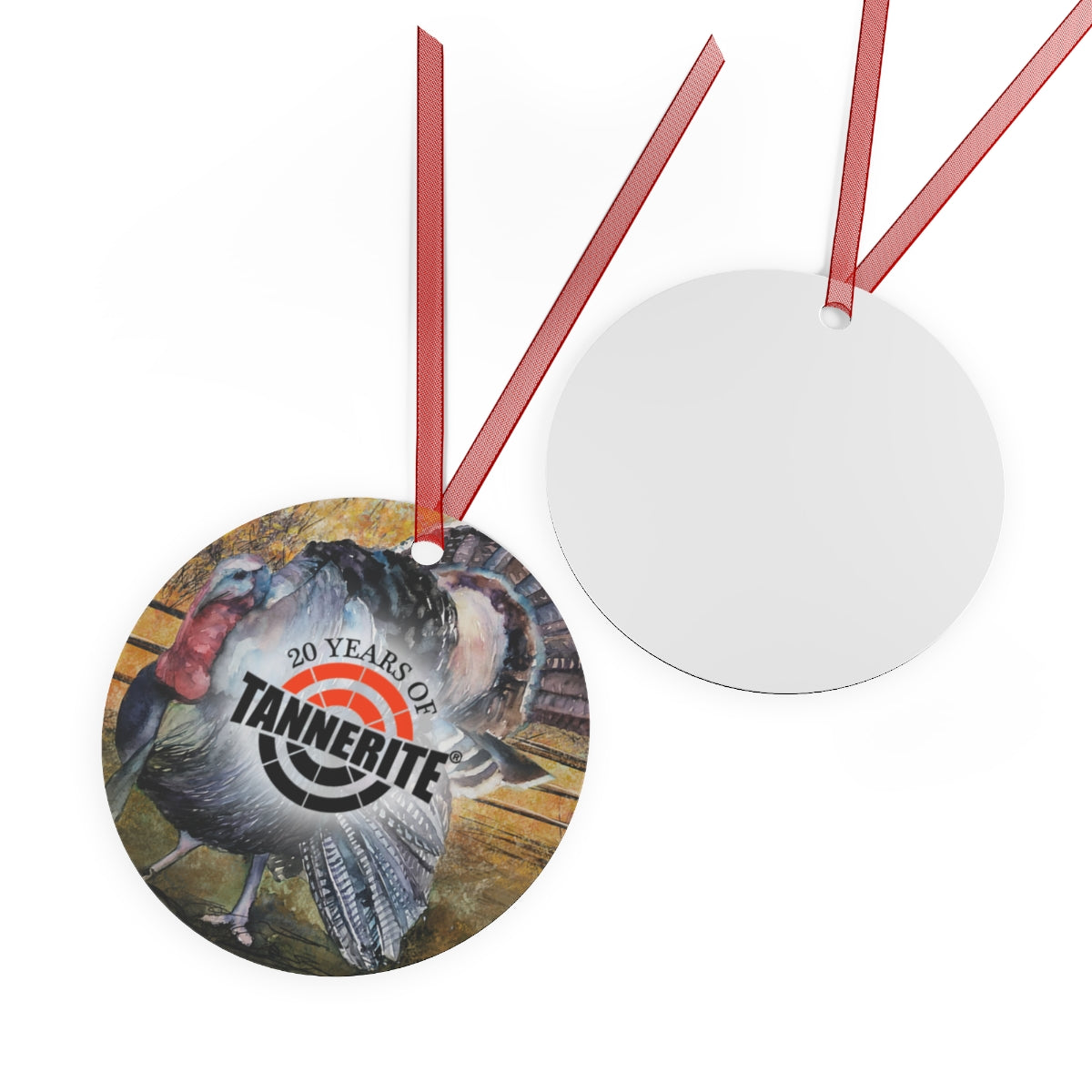 Wild Turkey Tannerite® Exclusive Metal Ornament