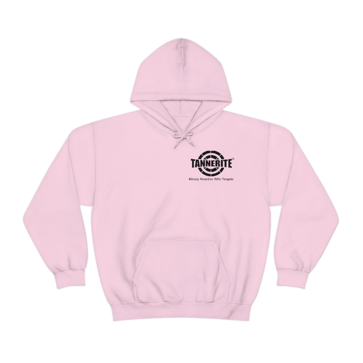 Tannerite® Targets Black Logo Hoodie - front and back design