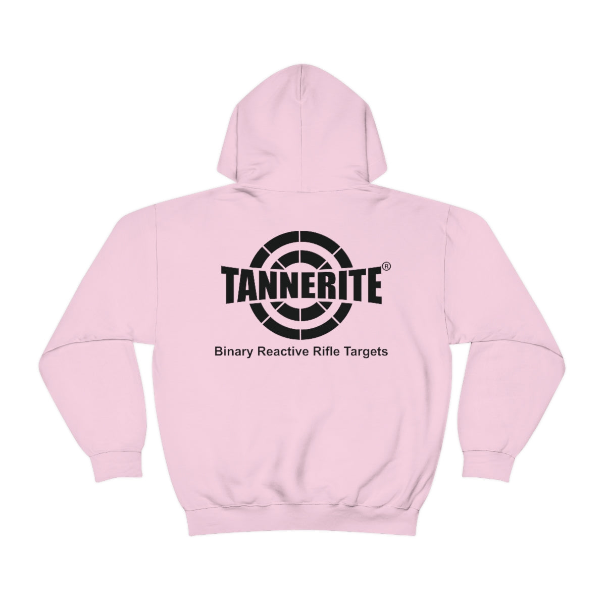 Tannerite® Targets Black Logo Hoodie - front and back design