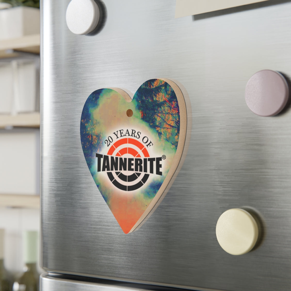 Tannerite® Boom Wooden Ornaments with magnetic back