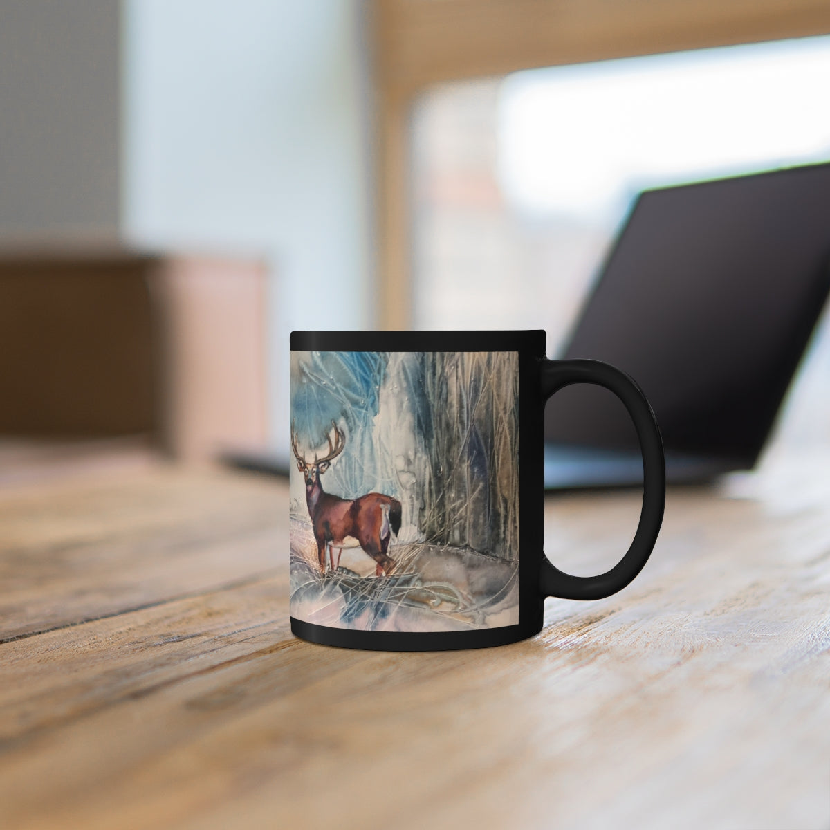 Tannerite® Home Stag in the Winter Forest Hunter's Coffee Mug