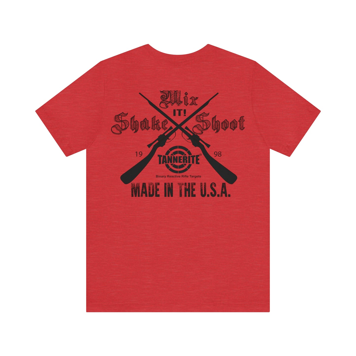 Tannerite® Mix Shake Shoot It - Unisex Jersey Short Sleeve Tee