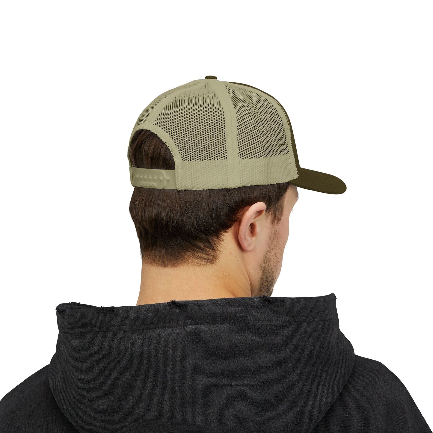 Skull & Crossed Arrows Trucker Cap — Vintage Fishing Hunter Mesh Snapback
