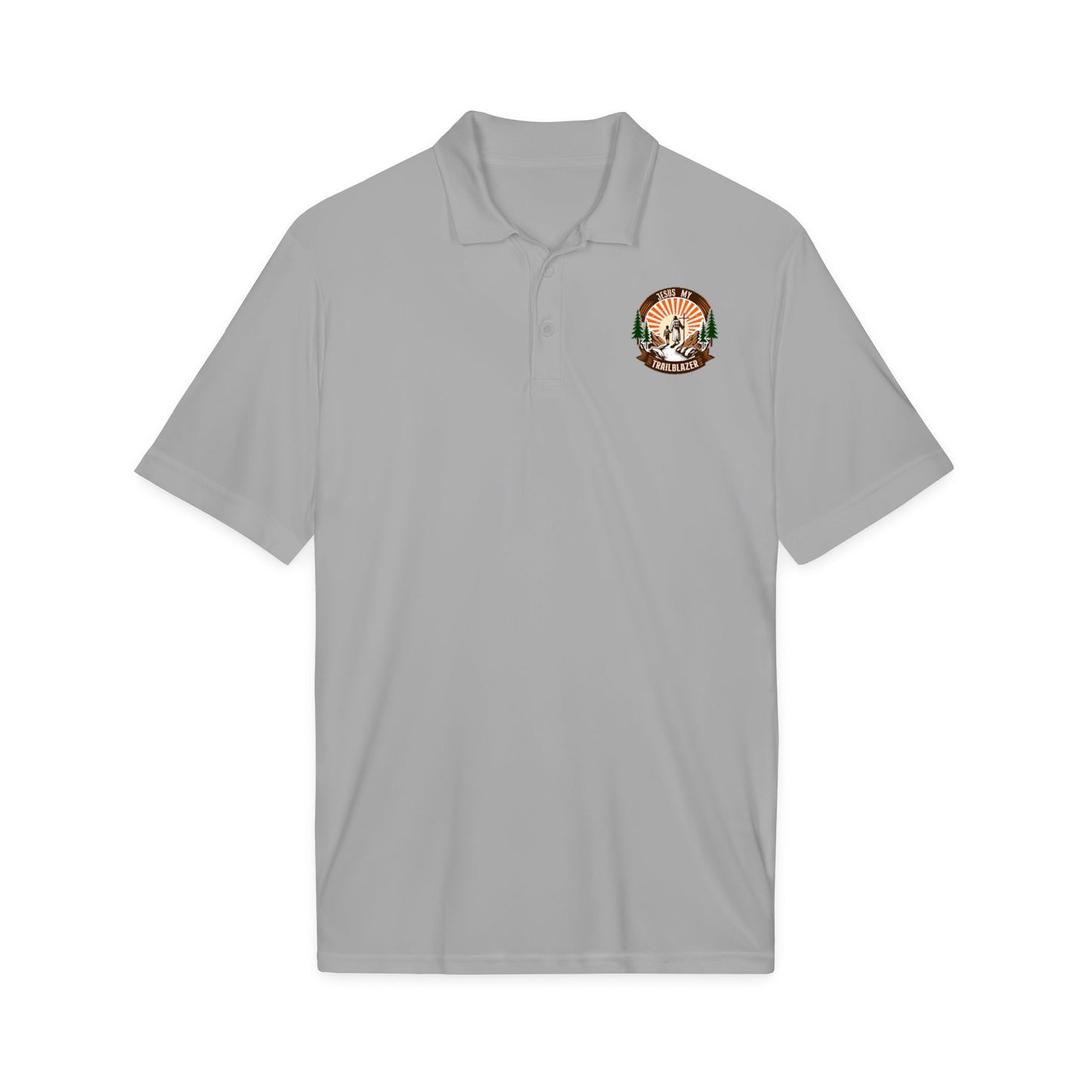 Embroidered Outdoor Club Polo — Vintage Sunrise Bear Logo