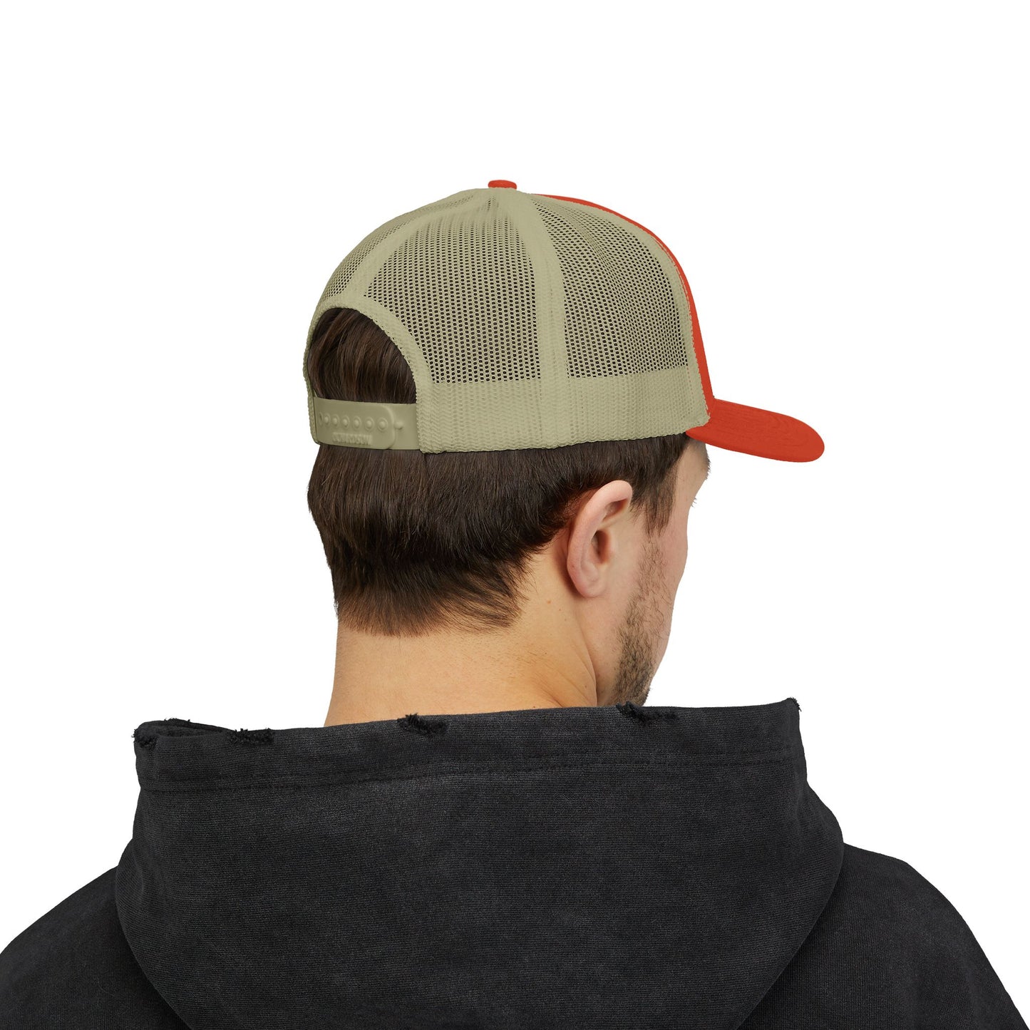 Skull & Crossed Arrows Trucker Cap — Vintage Fishing Hunter Mesh Snapback
