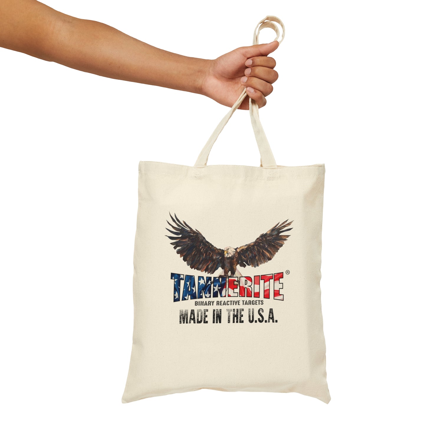 Tannerite® Made in the USA - American Eagle Cotton Canvas Tote Bag