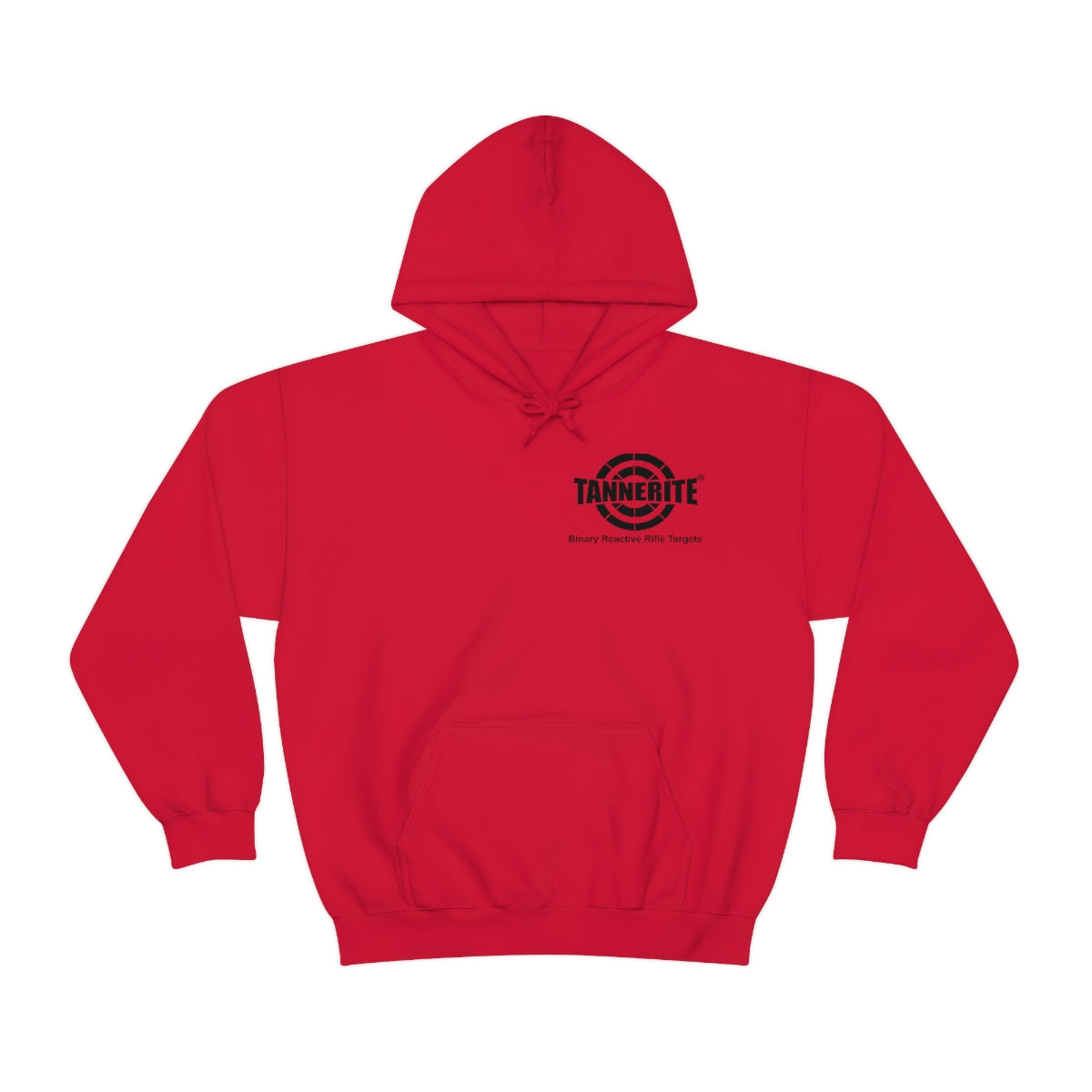 Tannerite® Targets Black Logo Hoodie - front and back design