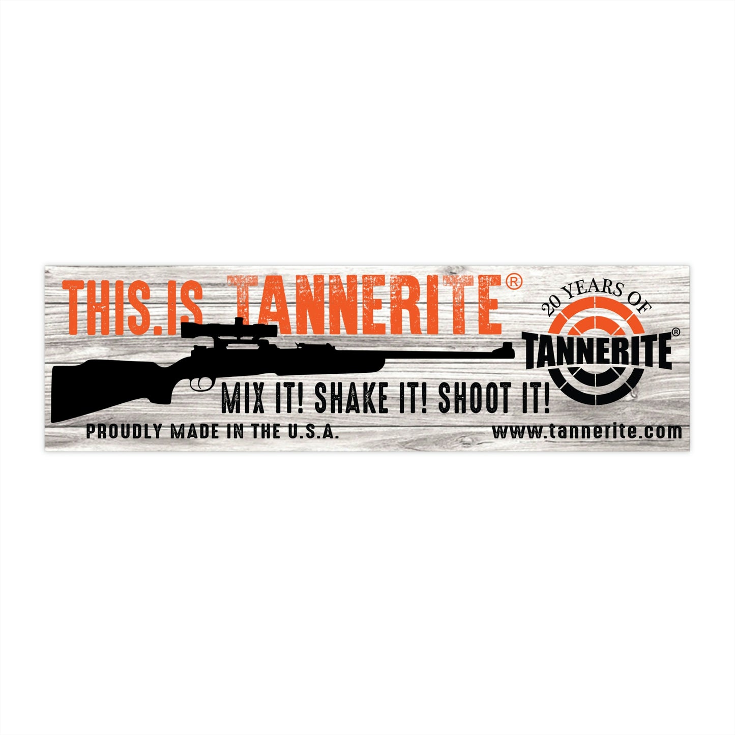Tannerite® Rifle Logo Bumper Sticker