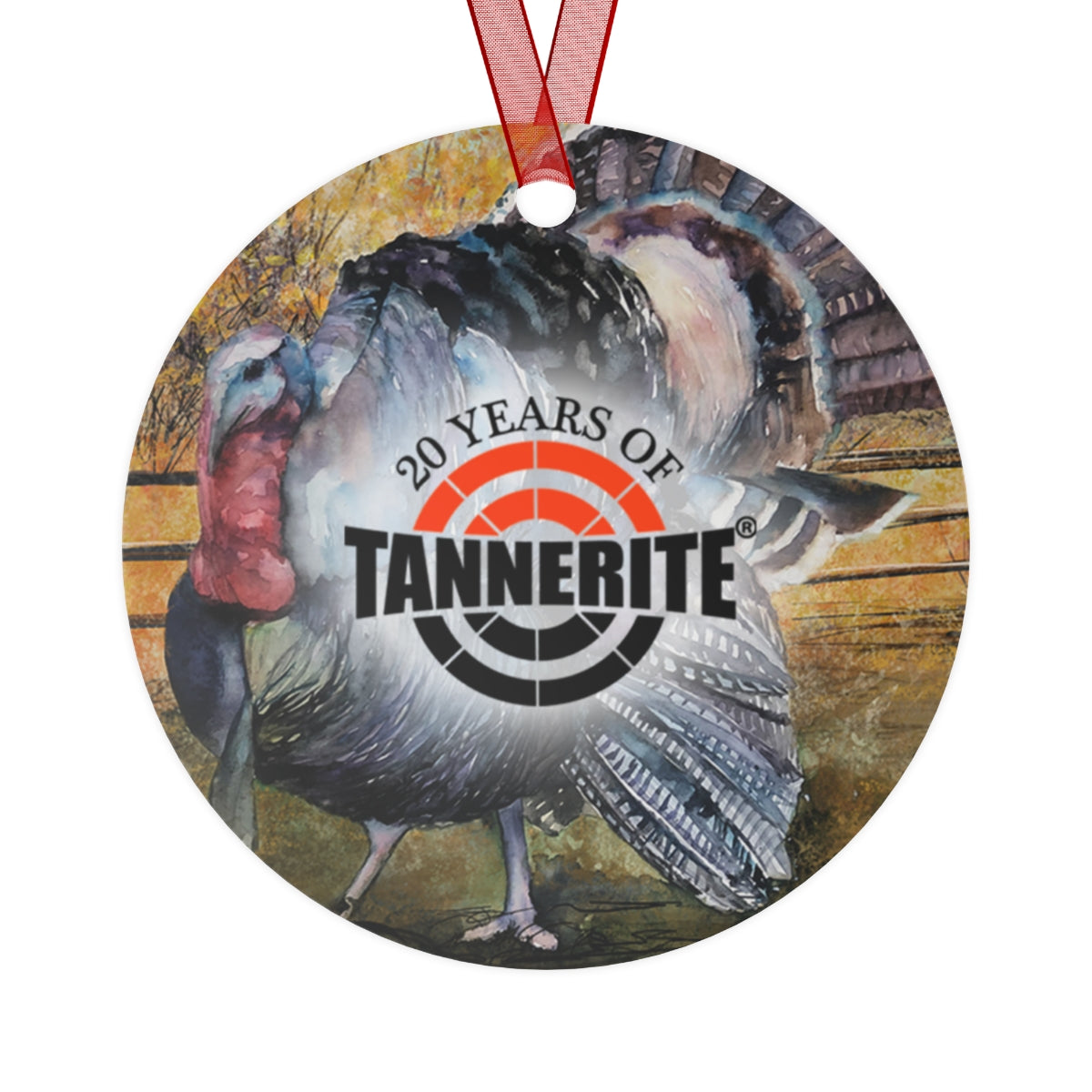 Wild Turkey Tannerite® Exclusive Metal Ornament