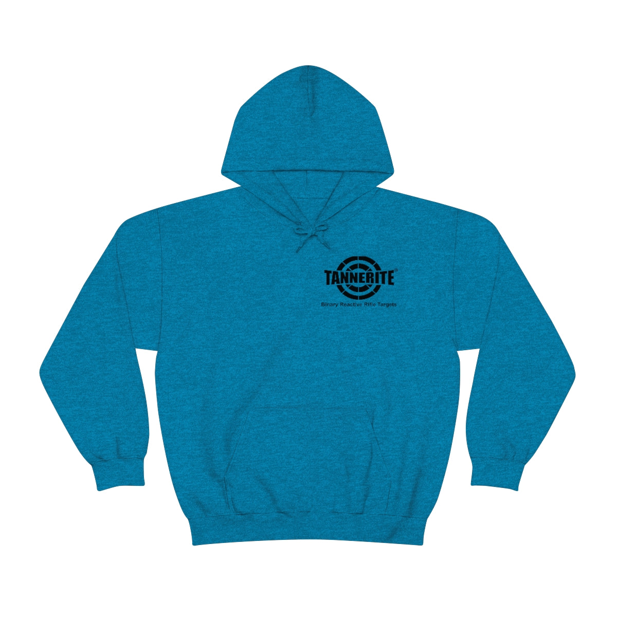 Tannerite® Targets Black Logo Hoodie - front and back design